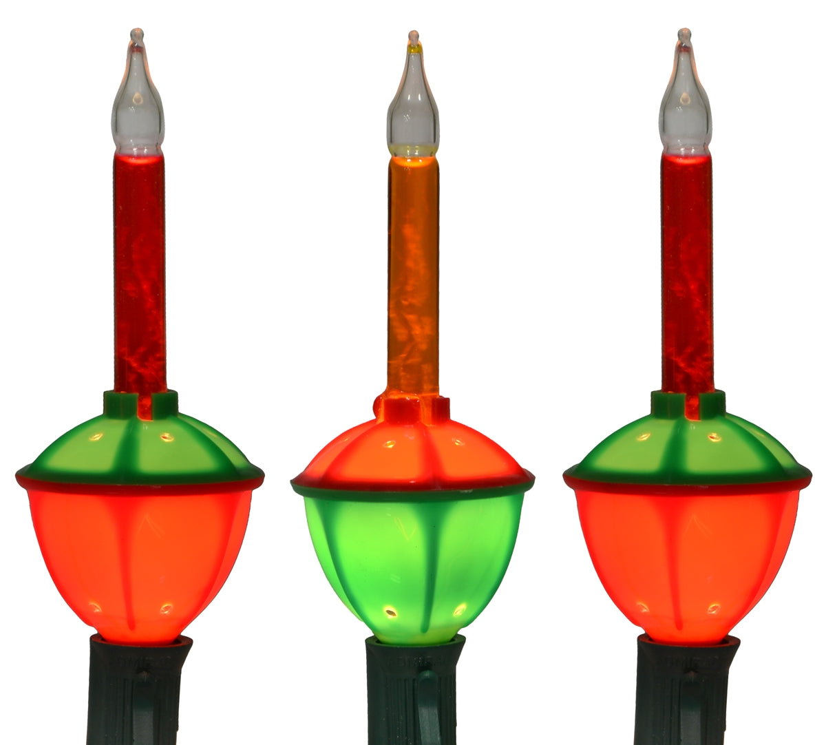 Replacement bulbs - Red, Green, Orange Bubble Lights (3 pack)