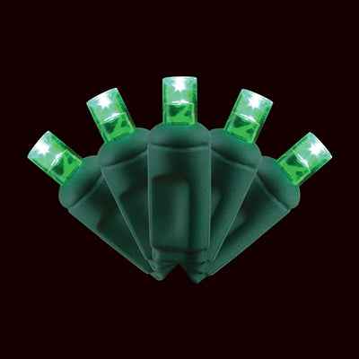 Holiday Lights - LED - 5mm 50L - Green (Balled)