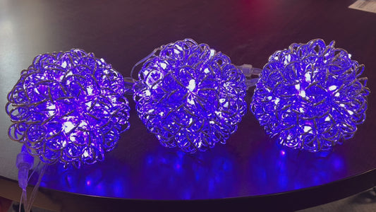 NEW Product Alert - 6" RGB 50L Silver Spiral Orb - Set of 3 (Box)